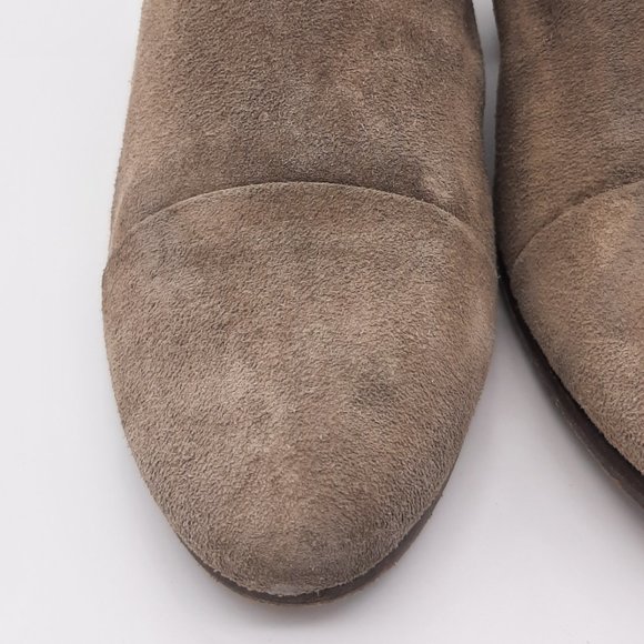 Rag & Bone Harrow Ankle Wrap Fringe Beige Suede Ankle Boots 39.5 - Picture 12 of 16